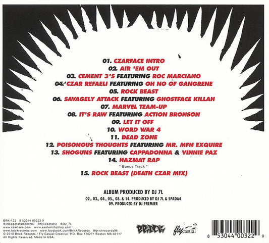 Czarface : Czarface (CD, Album, RE, Ext)