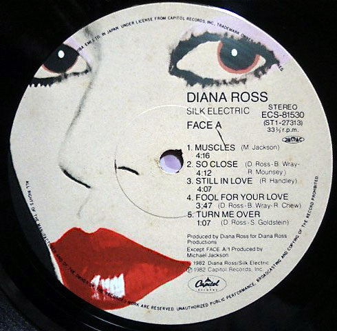 Diana Ross : Silk Electric (LP, Album, Gat)