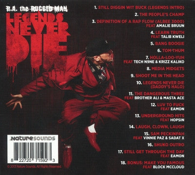 R.A. The Rugged Man : Legends Never Die (CD, Album, Dig)