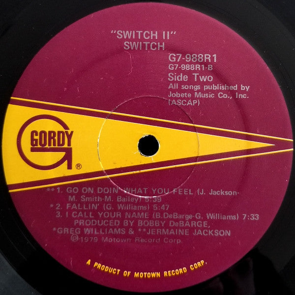 Switch (6) : Switch II (LP, Album, Sup)