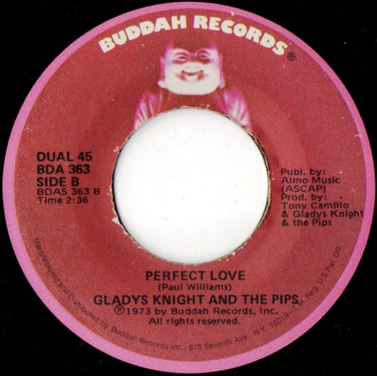 Gladys Knight And The Pips : Where Peaceful Waters Flow / Perfect Love (7")