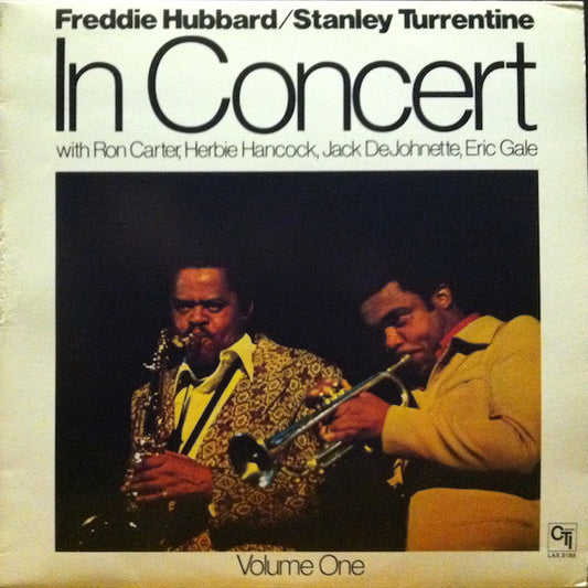 Freddie Hubbard / Stanley Turrentine : In Concert Volume One (LP, Album, Ltd, RE)