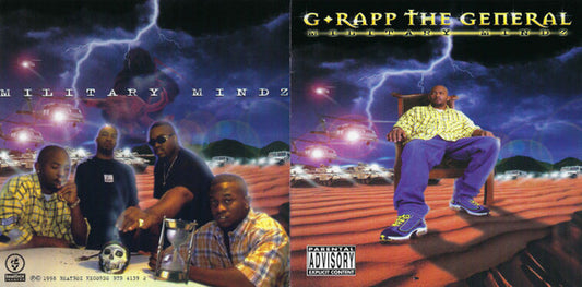 G-Rapp The General* : Military Mindz (CD, Album)