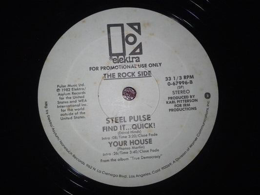 Steel Pulse : Ravers / Rally Round (12", Promo)