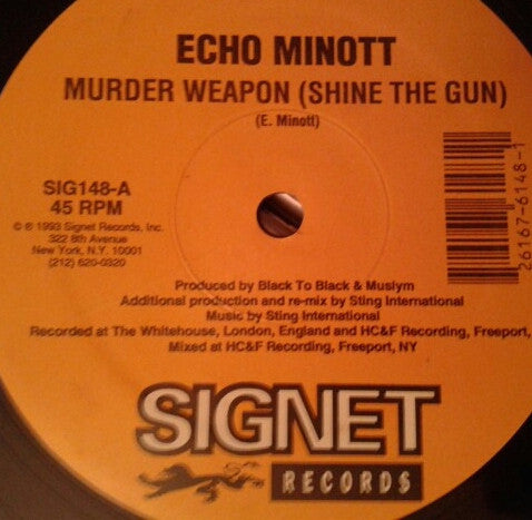 Echo Minott : Murder Weapon (12", Single)