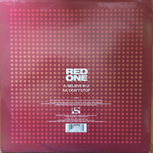 Red One : Believe In U / Don't Stop (12")