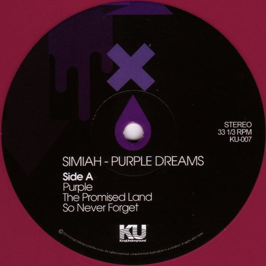 Simiah : Purple Dreams (12", EP, Ltd, Pur)