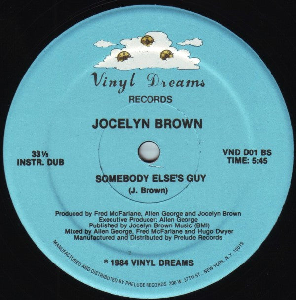 Jocelyn Brown : Somebody Else's Guy (12", Hau)