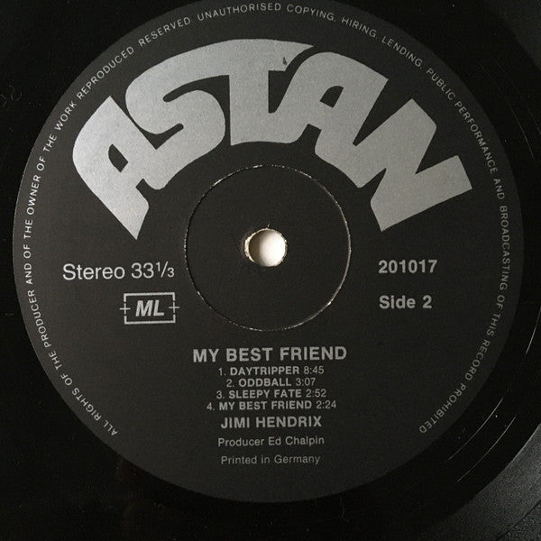 Jimi Hendrix : My Best Friend (LP)