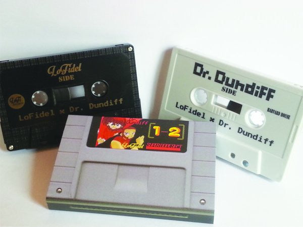 LoFidel X Dr. Dundiff : "1-2" (Cass, Album, Ltd)
