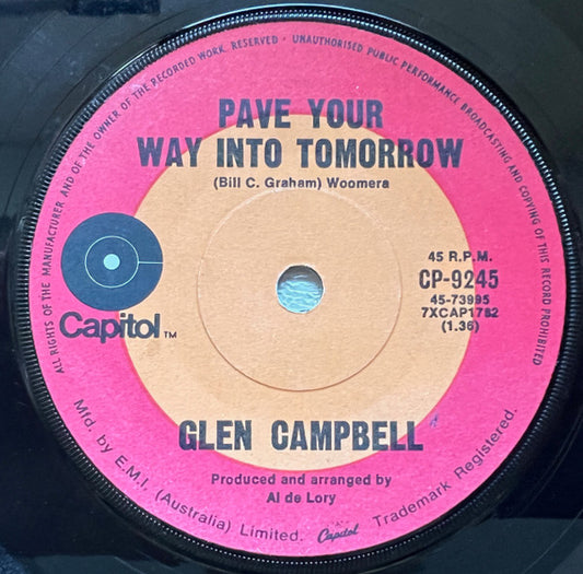 Glen Campbell : It's Only Make Believe (7")