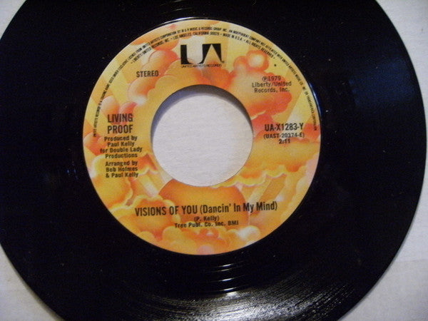 Living Proof (11) : Movie Queen / Visions Of You (Dancin' In My Mind) (7", Single)