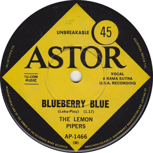 The Lemon Pipers : Rice Is Nice (7", Single)