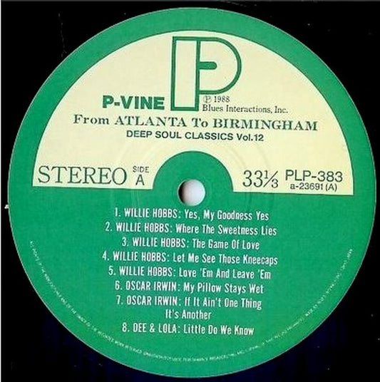 Various : From Atlanta To Birmingham (LP, Comp)