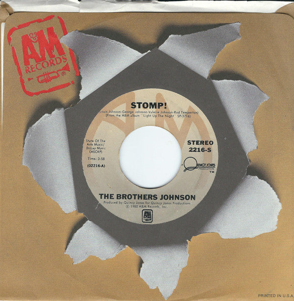 The Brothers Johnson* : Stomp! (7", Styrene, Ter)