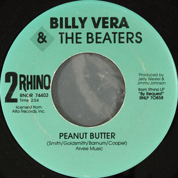 Billy Vera & The Beaters : At This Moment (7", Rai)
