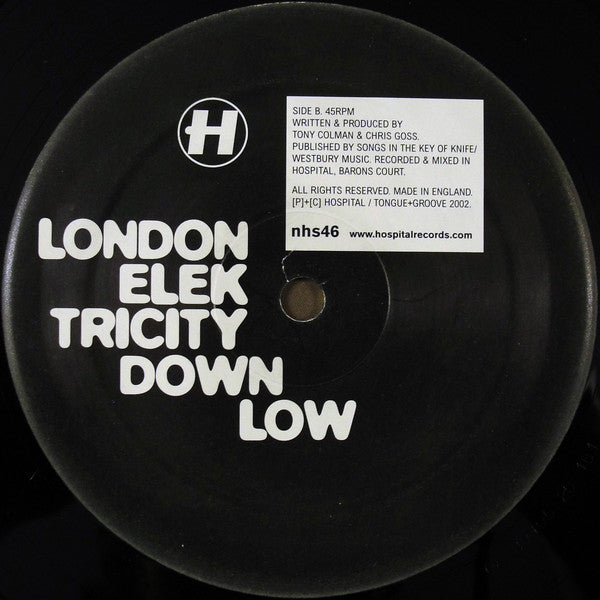 London Elektricity : Cum Dancing / Down Low (12")