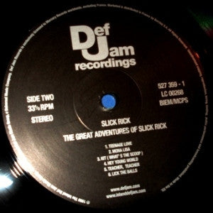 Slick Rick : The Great Adventures Of Slick Rick (LP, Album, Ltd, Num, RE, RM)