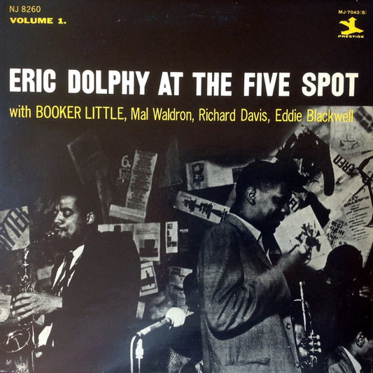 Eric Dolphy = エリック・ドルフィー* : At The Five Spot, Volume 1. = ファイブ・スポットのエリック・ドルフィー (LP, Album, RE)