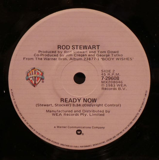 Rod Stewart : Baby Jane (7", Single)
