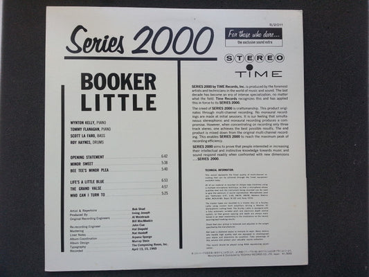 Booker Little : Booker Little (LP, Album, RE, Gat)
