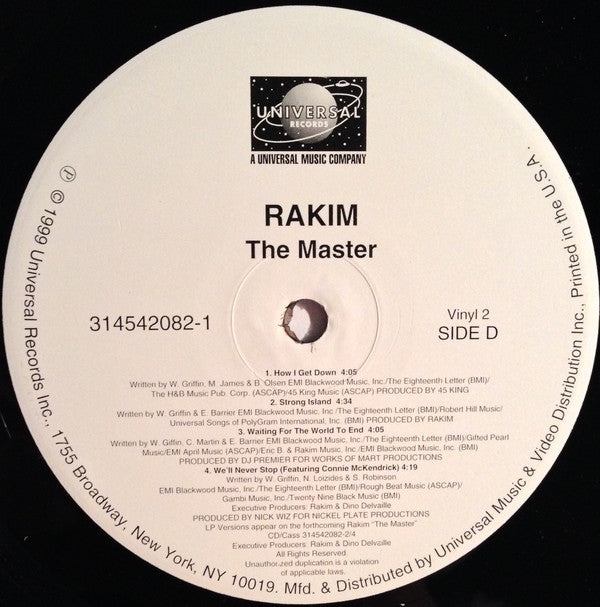 Rakim : The Master (2xLP, Album)