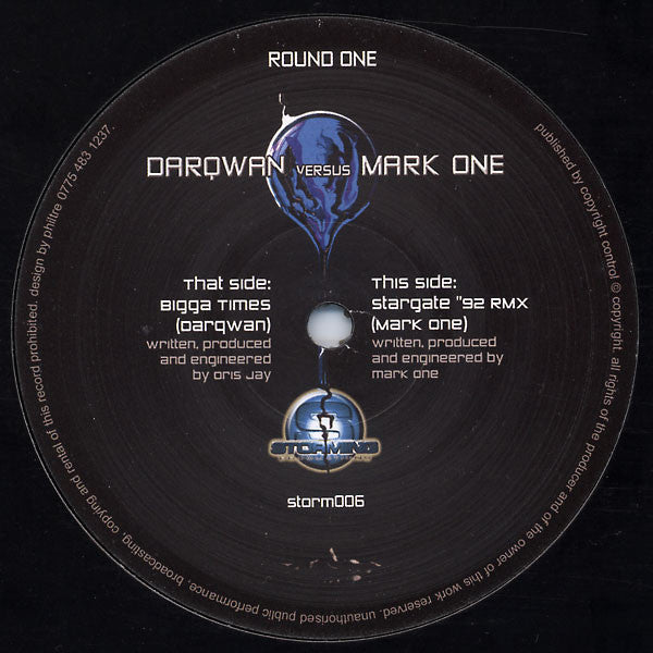 Darqwan Versus Mark One : Round One (12")