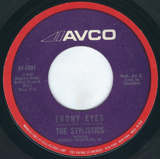 The Stylistics Featuring Russell Thompkins, Jr. : Betcha By Golly, Wow / Ebony Eyes (7", Single, Styrene, Mon)