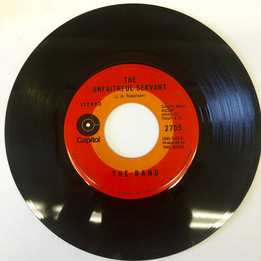 The Band : Rag Mama Rag / The Unfaithful Servant (7", Single)