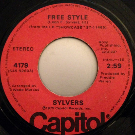 Sylvers* : Boogie Fever / Free Style (7", Los)