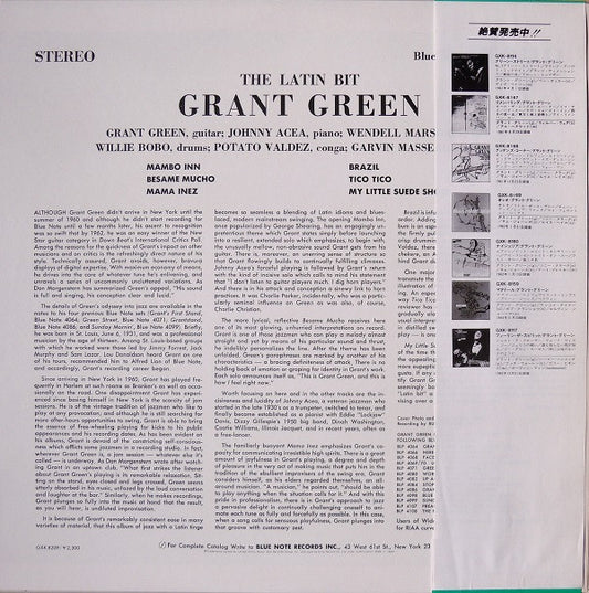 Grant Green : The Latin Bit (LP, Album, RE)