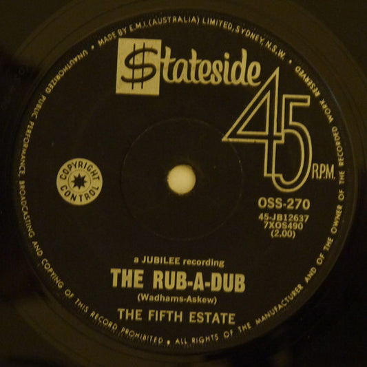 The Fifth Estate : Ding Dong The Witch Is Dead / The Rub-A-Dub (7", Single)