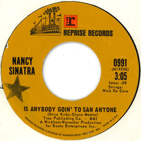 Nancy Sinatra : Hook And Ladder (7", Single)