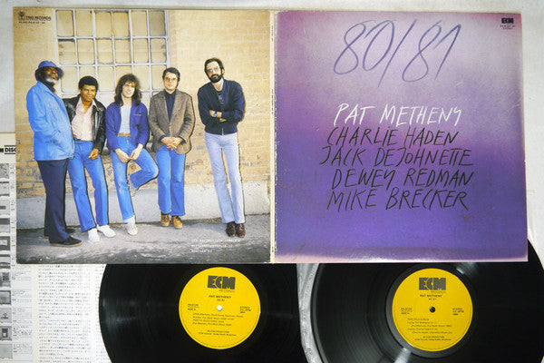 Pat Metheny, Charlie Haden, Jack DeJohnette, Dewey Redman, Mike Brecker* : 80/81 (2xLP, Album)