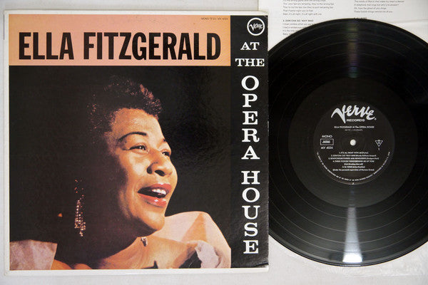 Ella Fitzgerald : Ella Fitzgerald At The Opera House (LP, Album, Mono, RE)