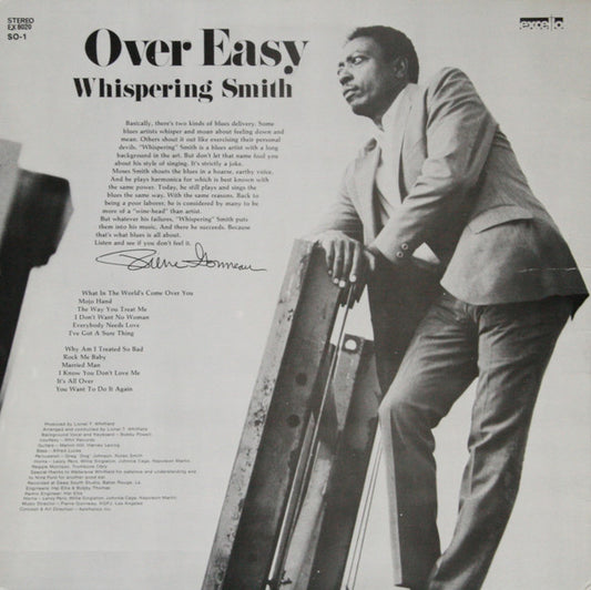 Whispering Smith : Over Easy (LP, Album, RE)