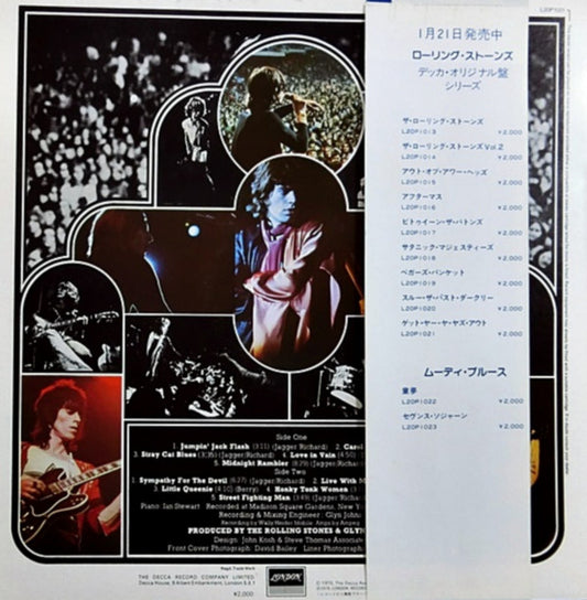 The Rolling Stones : Get Yer Ya-Ya's Out! (The Rolling Stones In Concert) (LP, Album, Promo, RE, Blu)