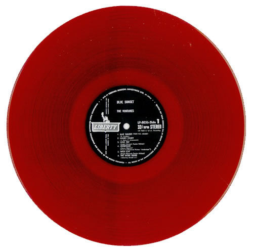 The Ventures : Blue Sunset (LP, Comp, Red)