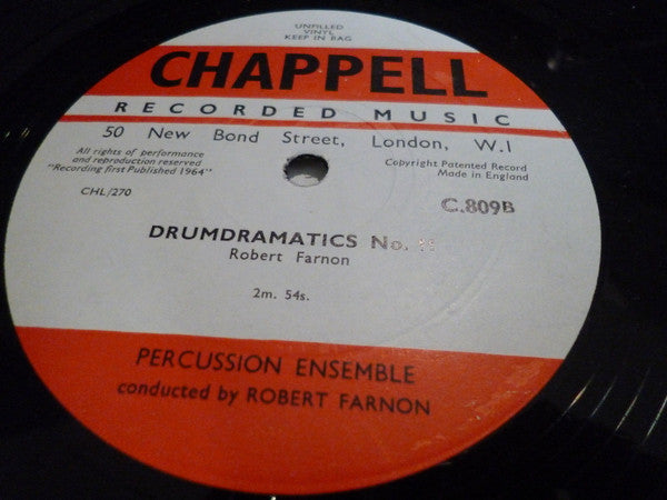 Robert Farnon, Percussion Ensemble : Drumdramatics No. 10 / No. 11 (10")