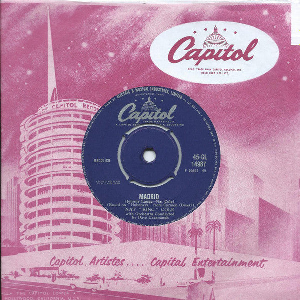 Nat "King" Cole* : Give Me Your Love / Madrid (7", Single, 4 p)