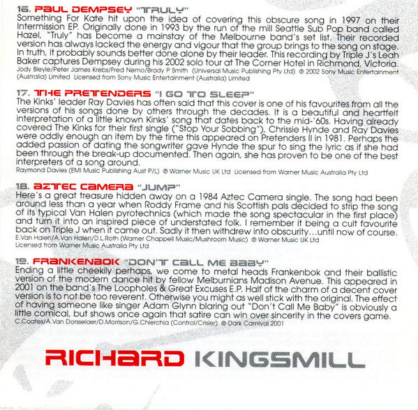 Various : The Best Covers Of All Time (CD, Comp)