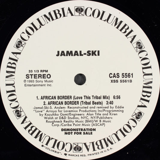 Jamal-Ski* : African Border (12", Promo)