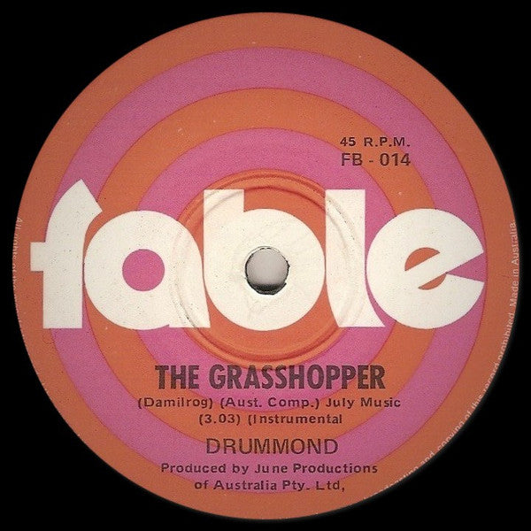 Drummond (2) : For You Blue / The Grasshopper (7", Single)
