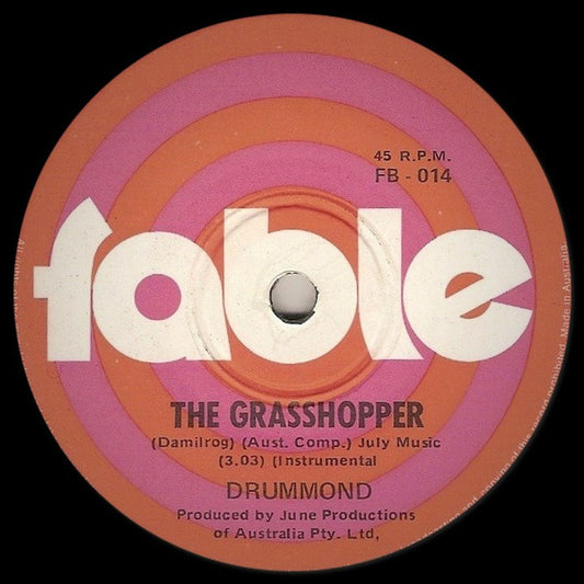 Drummond (2) : For You Blue / The Grasshopper (7", Single)