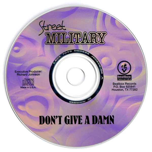 Street Military : Don't Give A Damn (CD, EP, RE)