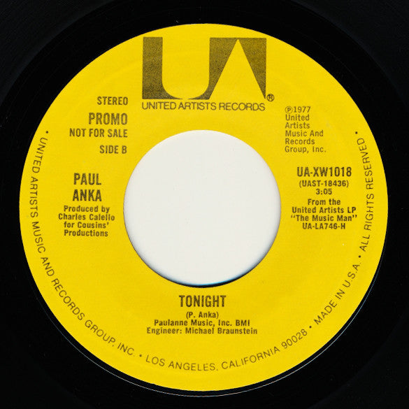 Paul Anka : Everybody Ought To Be In Love (7", Single, Promo, Styrene)