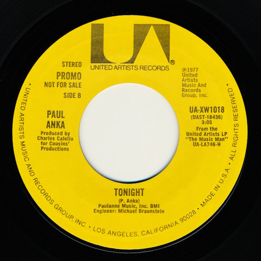 Paul Anka : Everybody Ought To Be In Love (7", Single, Promo, Styrene)
