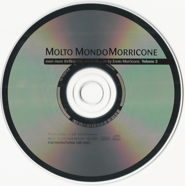 Ennio Morricone : Molto MondoMorricone - Even More Thrilling Cult Movie Themes By Ennio Morricone Volume 3 (CD, Comp, Promo, Car)