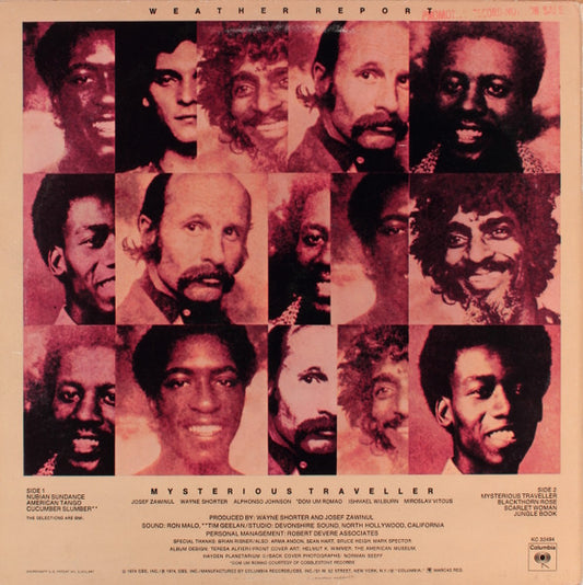 Weather Report : Mysterious Traveller (LP, Album, Pit)
