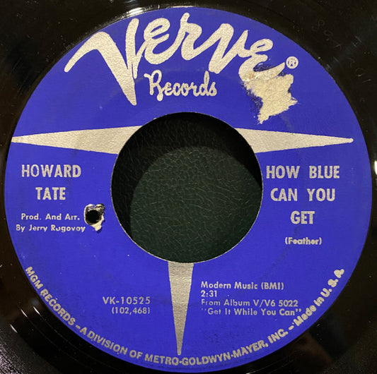 Howard Tate : Baby, I Love You (7", MGM)